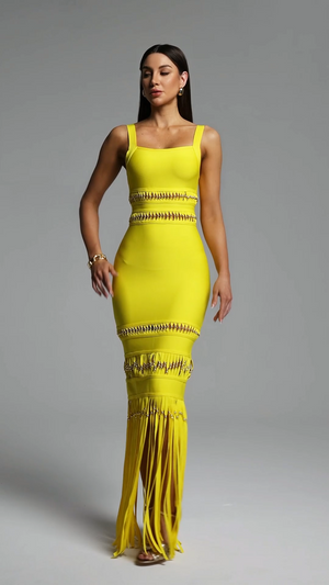 Hyacinthe Bandage Maxi Dress