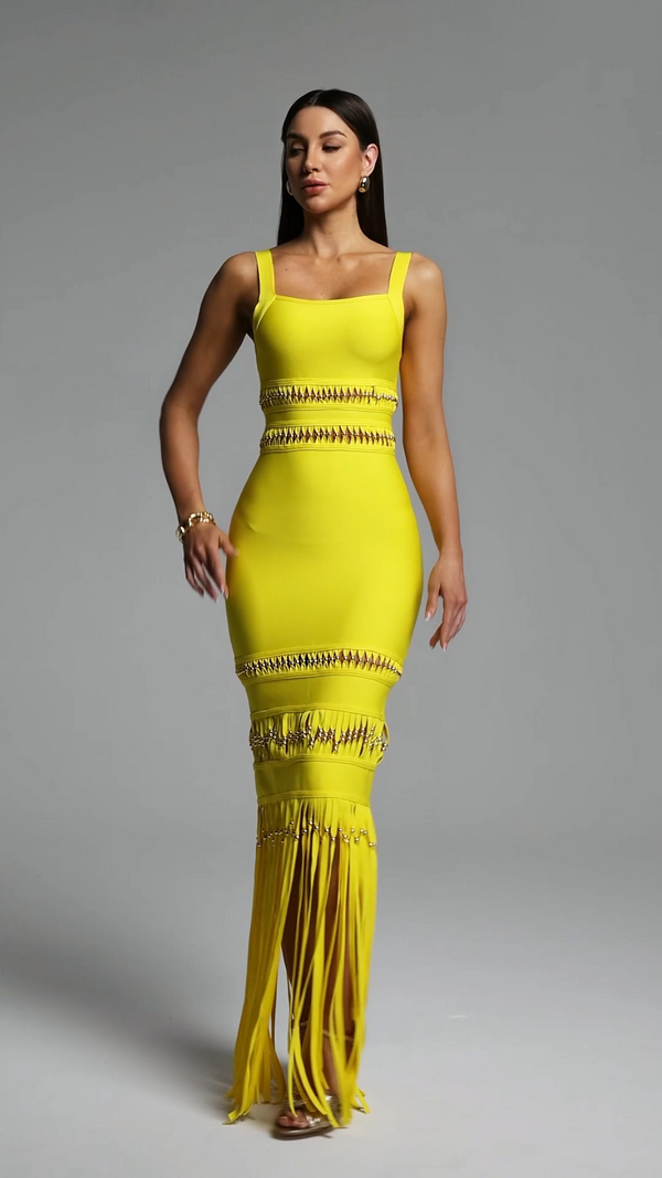 Hyacinthe Bandage Maxi Dress