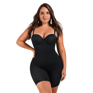 Seamless Bodysuit Shapewear – Open Crotch, Breathable Body Shaper Winteres