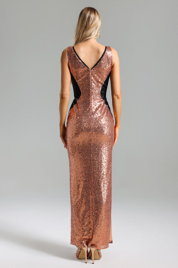 Victoire Sequin Maxi Dress