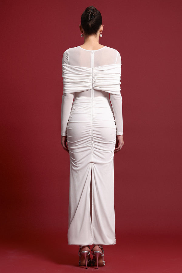 Opaline Mesh Maxi Dress