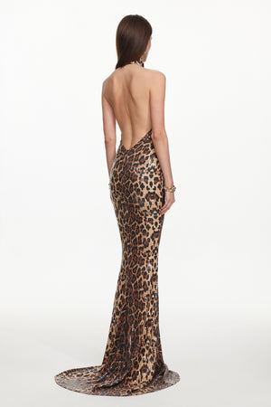 Jehanne Sequin Maxi Dress