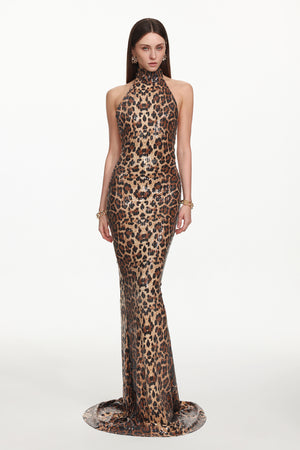 Jehanne Sequin Maxi Dress