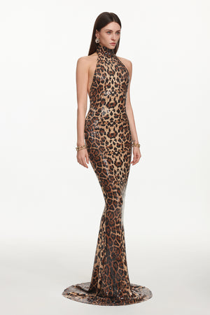 Jehanne Sequin Maxi Dress