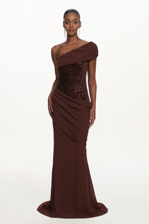 Madeleine Sequin Maxi Dress
