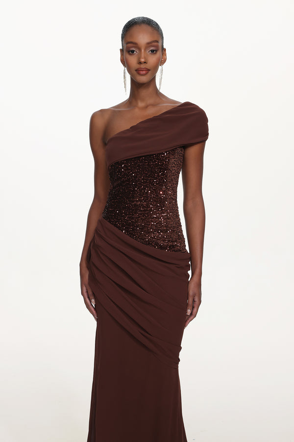 Madeleine Sequin Maxi Dress