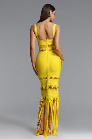 Hyacinthe Bandage Maxi Dress