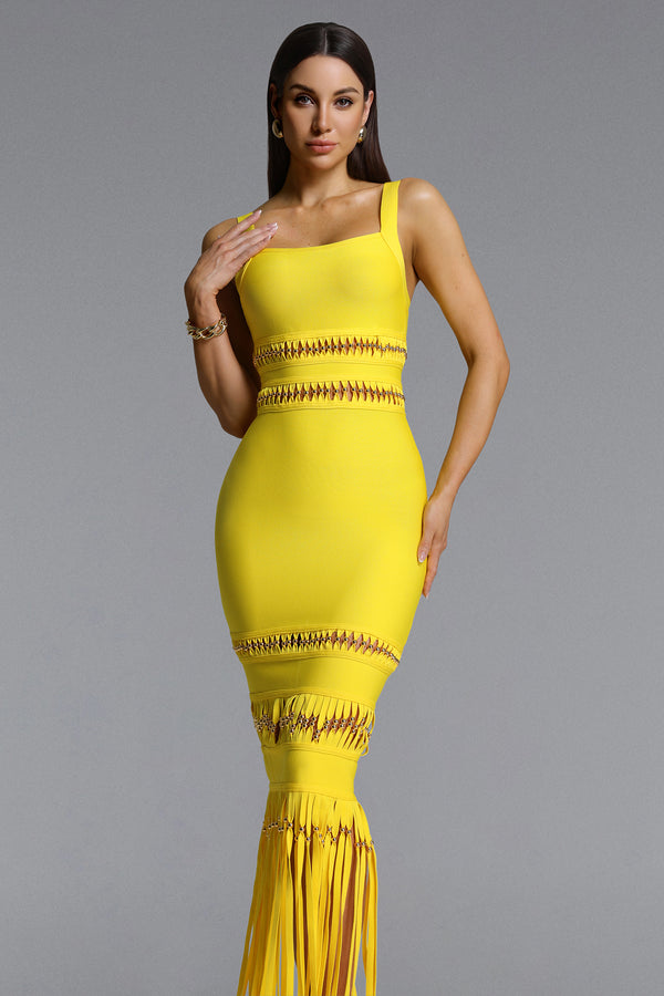 Hyacinthe Bandage Maxi Dress