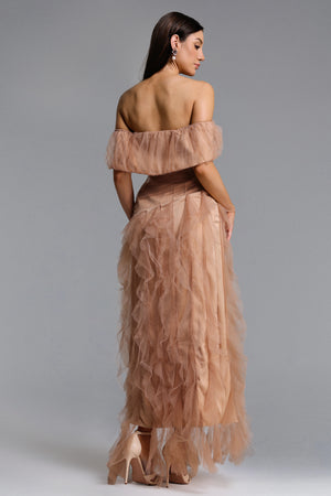 Lysiane Tulle Maxi Dress