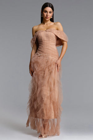 Lysiane Tulle Maxi Dress