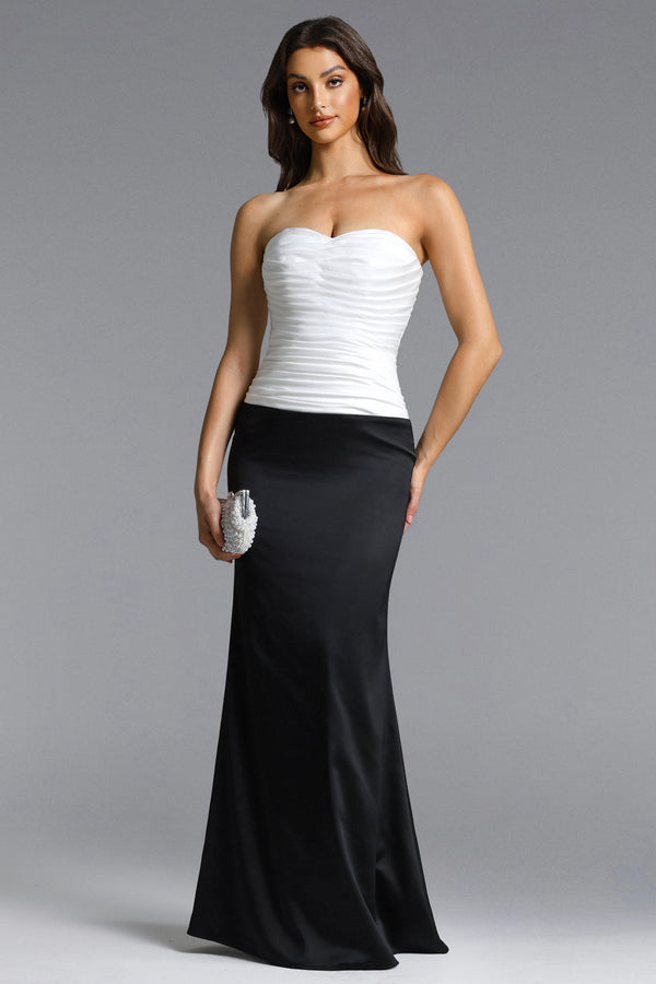 Hermeline Satin Maxi Dress
