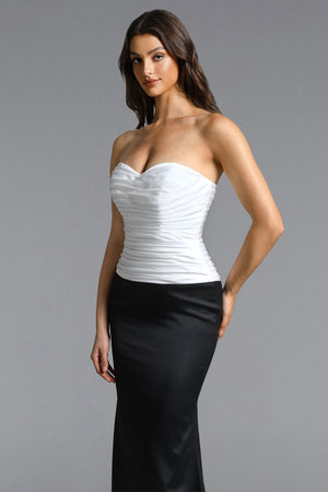 Hermeline Satin Maxi Dress