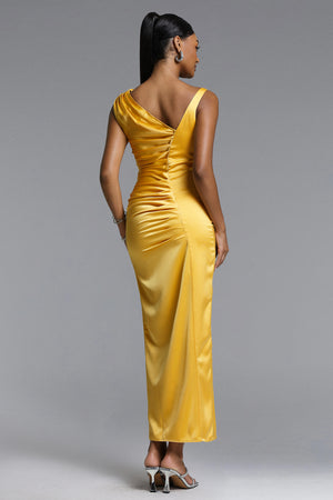 Leonore Satin Maxi Dress