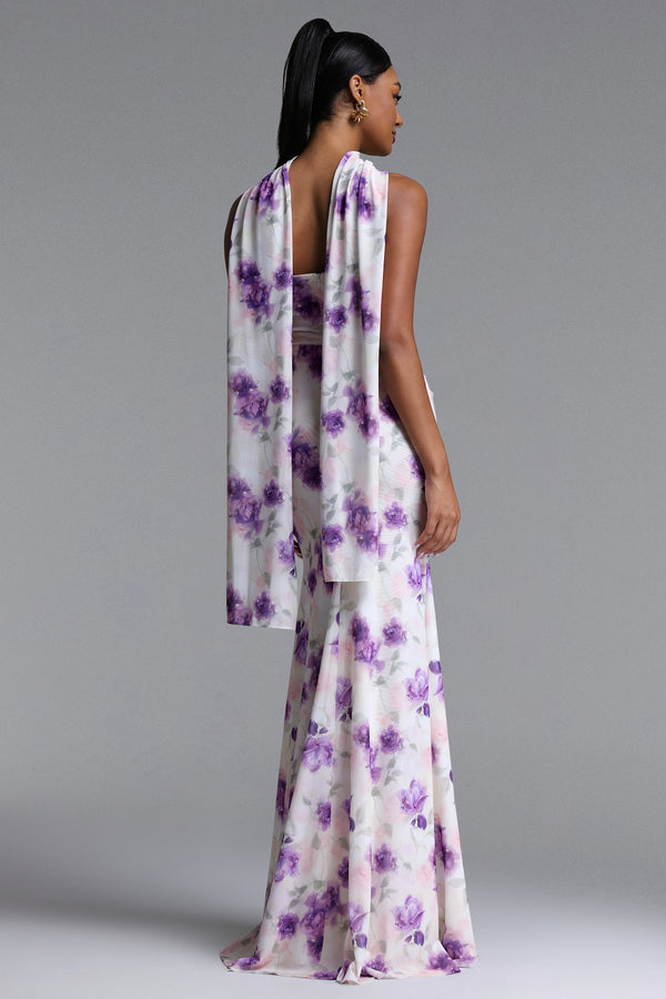 Felicie Mesh Maxi Dress