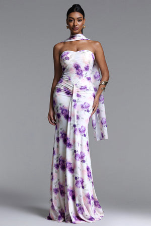 Felicie Mesh Maxi Dress