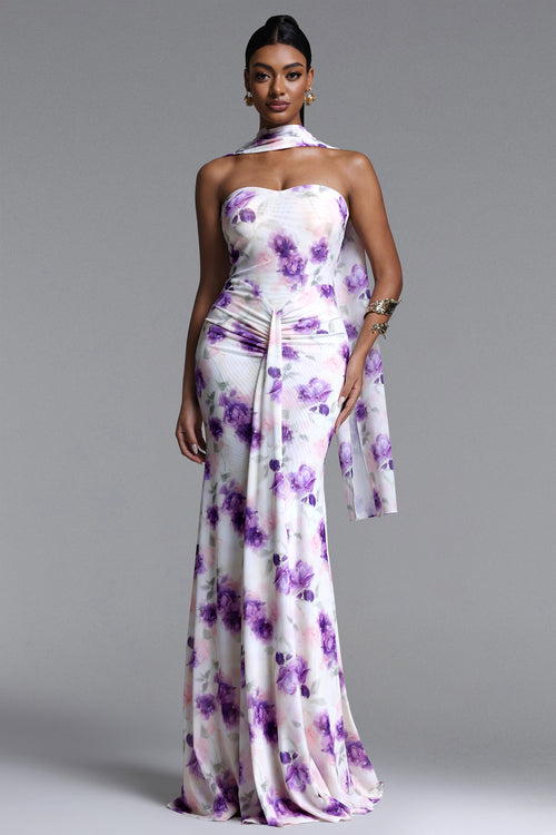 Felicie Mesh Maxi Dress