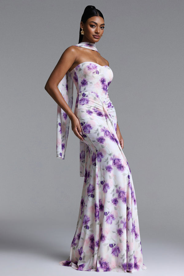 Felicie Mesh Maxi Dress