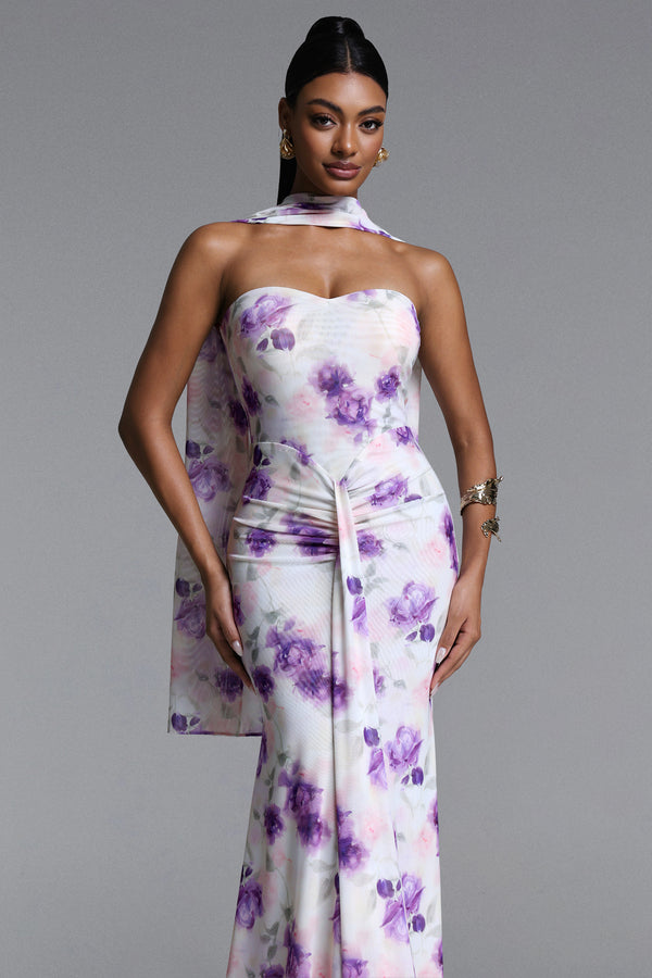 Felicie Mesh Maxi Dress