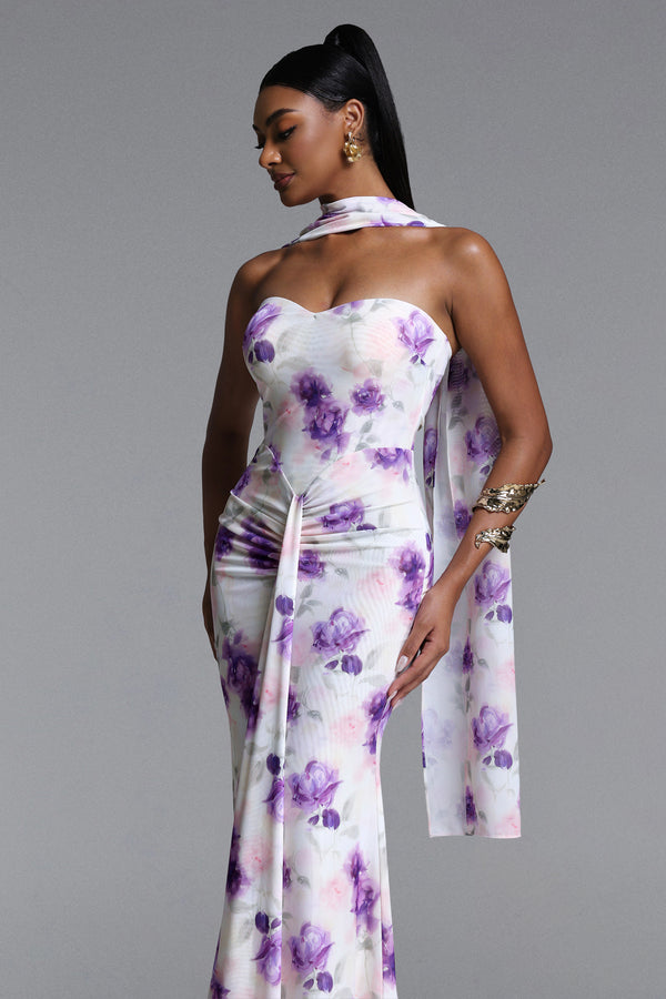 Felicie Mesh Maxi Dress