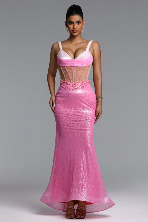 Eleonore Sequin Maxi Dress