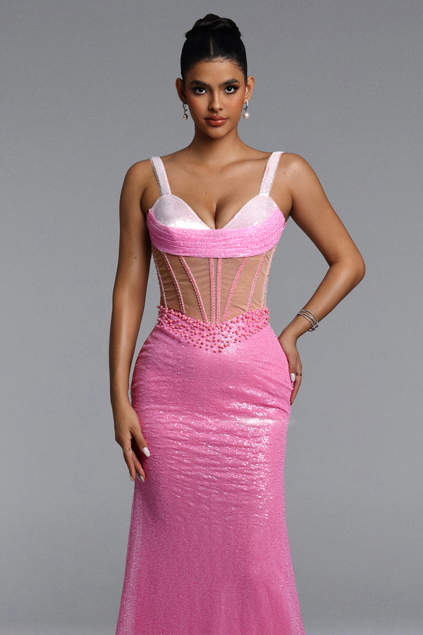 Eleonore Sequin Maxi Dress