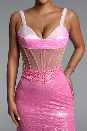 Eleonore Sequin Maxi Dress