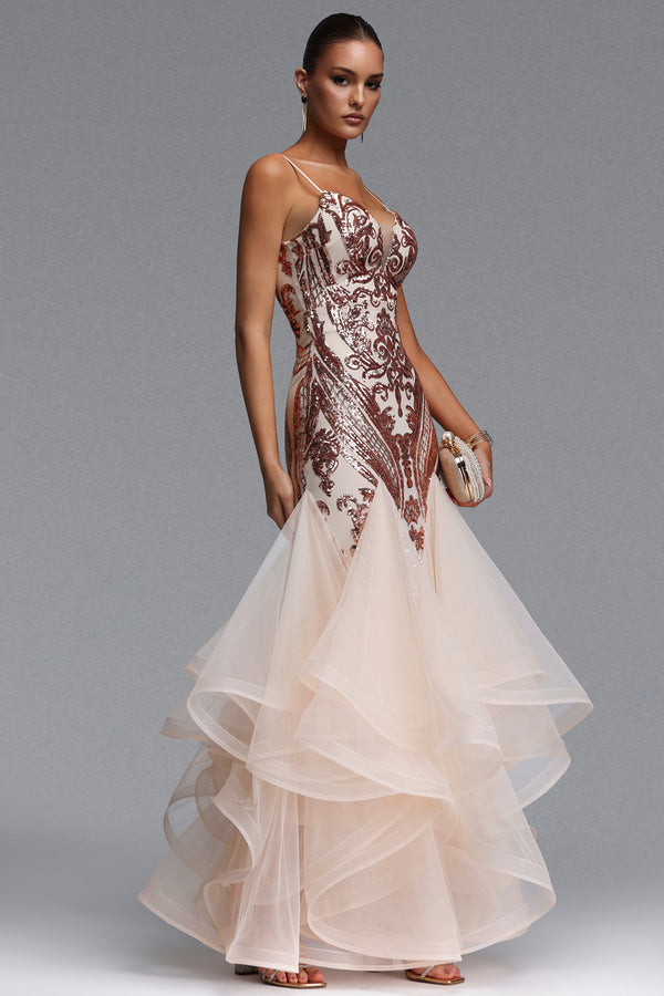 Ramona Sequin Maxi Dress