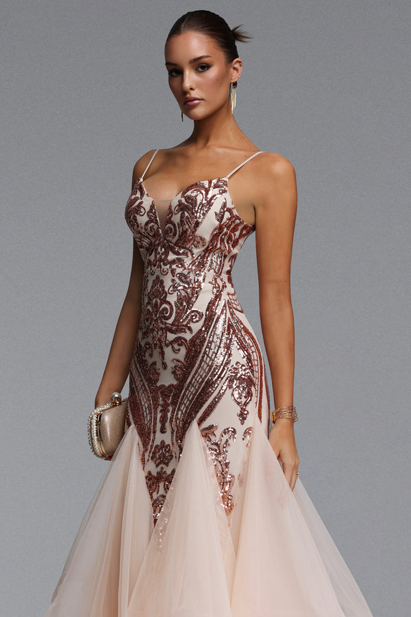 Ramona Sequin Maxi Dress