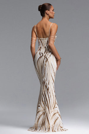 Clothilde Sequin Maxi Dress