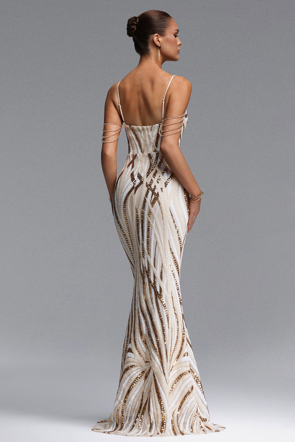 Clothilde Sequin Maxi Dress