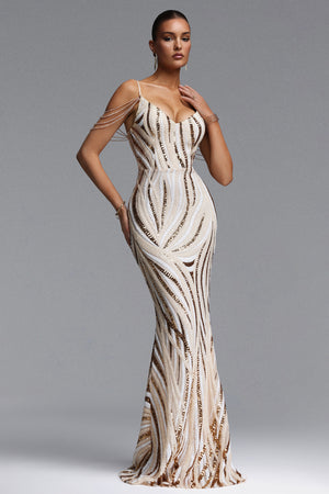 Clothilde Sequin Maxi Dress
