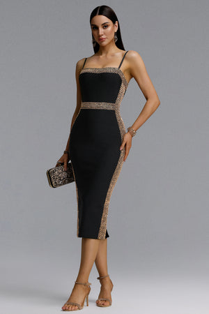 Mireia Bandage Woven Midi Dress