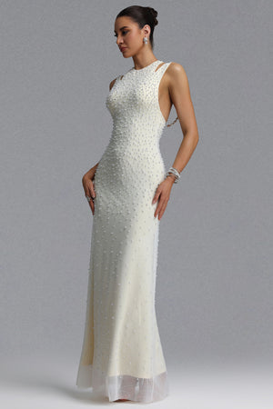 Loriana Mesh Maxi Dress
