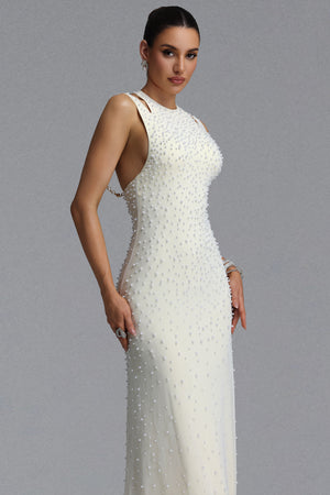 Loriana Mesh Maxi Dress