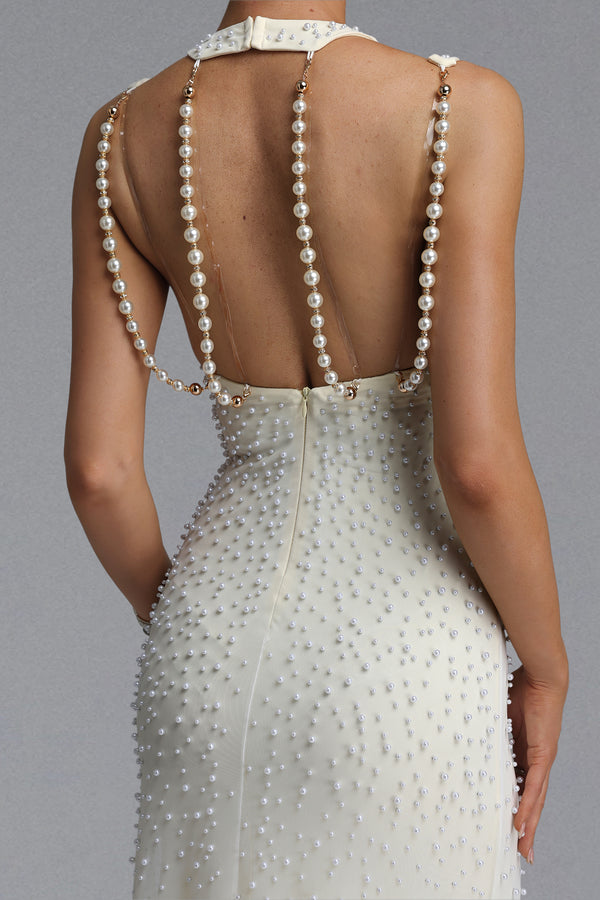 Loriana Mesh Maxi Dress