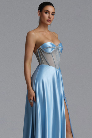 Alix Satin Maxi Dress