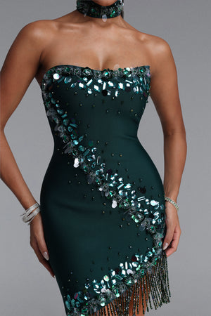 Melina Bandage Sequin Mini Dress