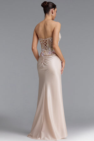 Leopoldine Satin Maxi Dress