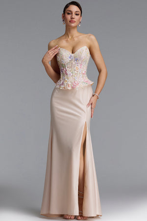 Leopoldine Satin Maxi Dress