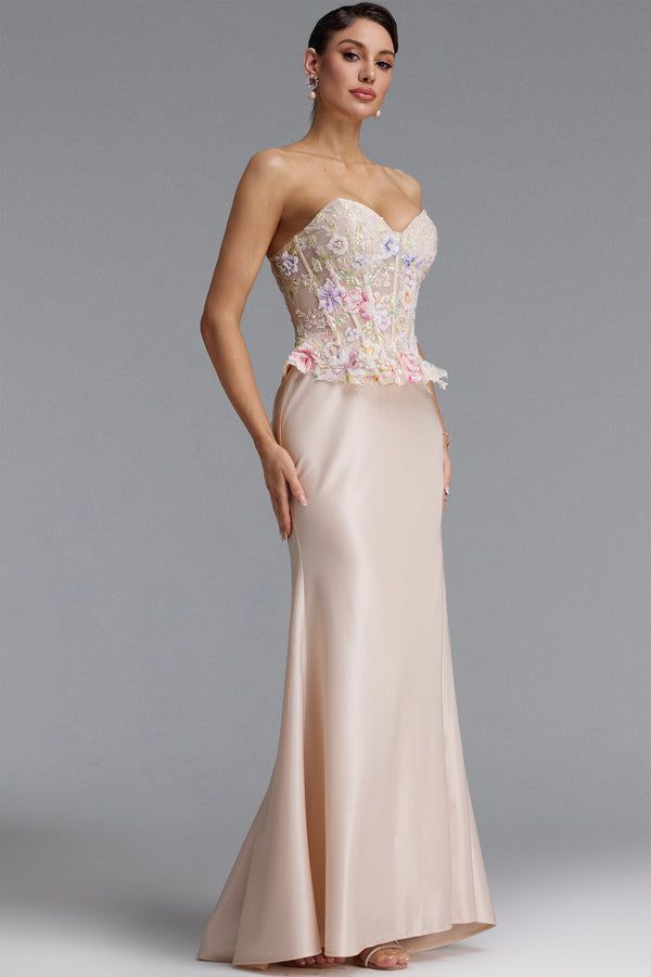 Leopoldine Satin Maxi Dress