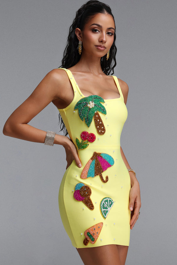 Ismene Bandage Mini Dress
