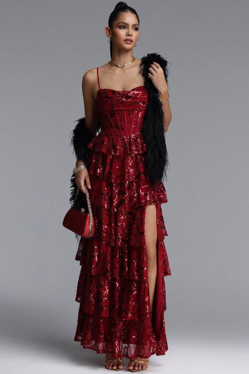 Luz Sequin Maxi Dress