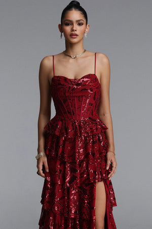 Luz Sequin Maxi Dress