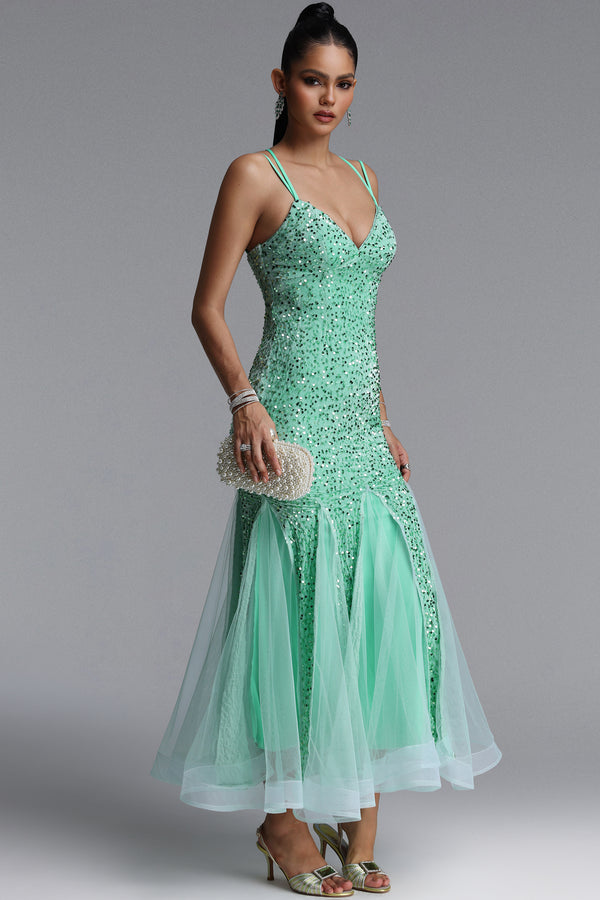 Ludovica Sequin Maxi Dress