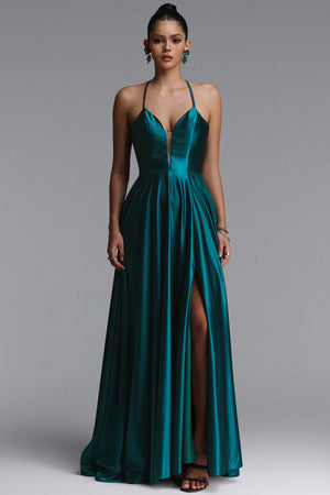 Quitterie Satin Maxi Dress