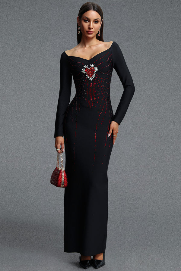 Paulina Bandage Maxi Dress
