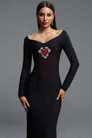 Paulina Bandage Maxi Dress