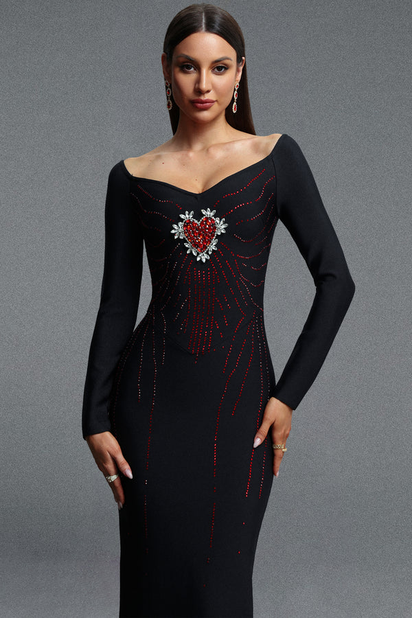 Paulina Bandage Maxi Dress