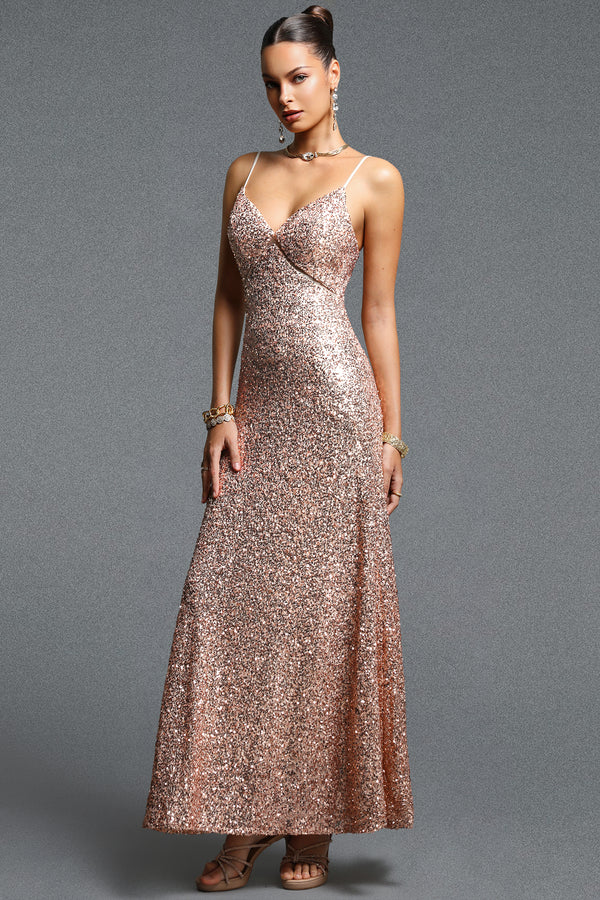 Natalia Sequin Maxi Dress