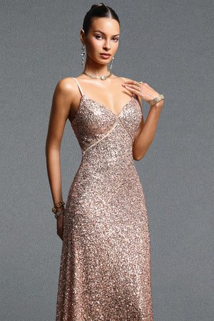 Natalia Sequin Maxi Dress